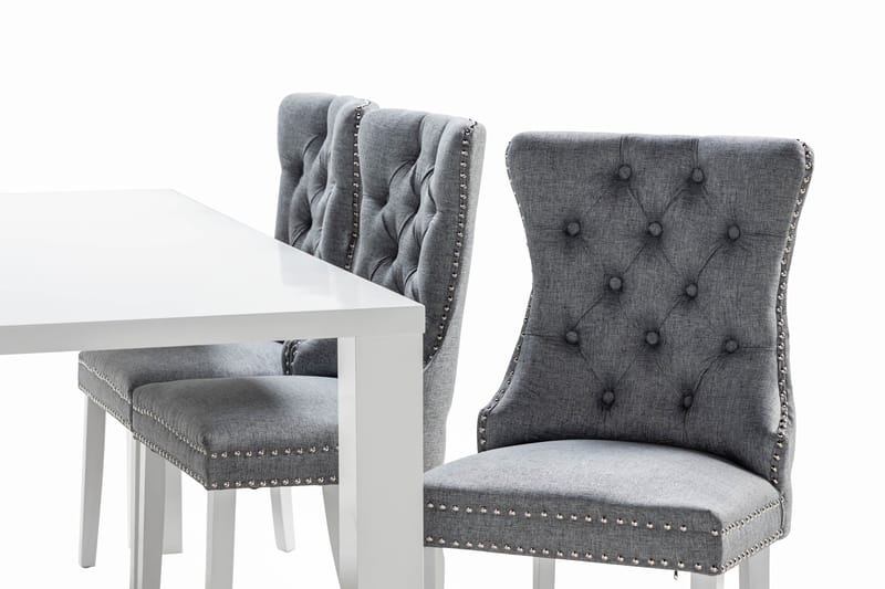 Cibus Matgrupp 180 cm inkl 6 Bergviken Stolar - Vit - Möbler - Bord & matgrupper - Matgrupper