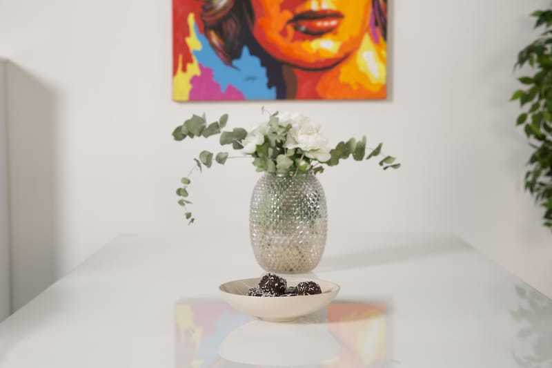 Cibus Matgrupp 180 cm med 6 Cibus Stol - Vit/Mörkgrå - Möbler - Bord & matgrupper - Matgrupper