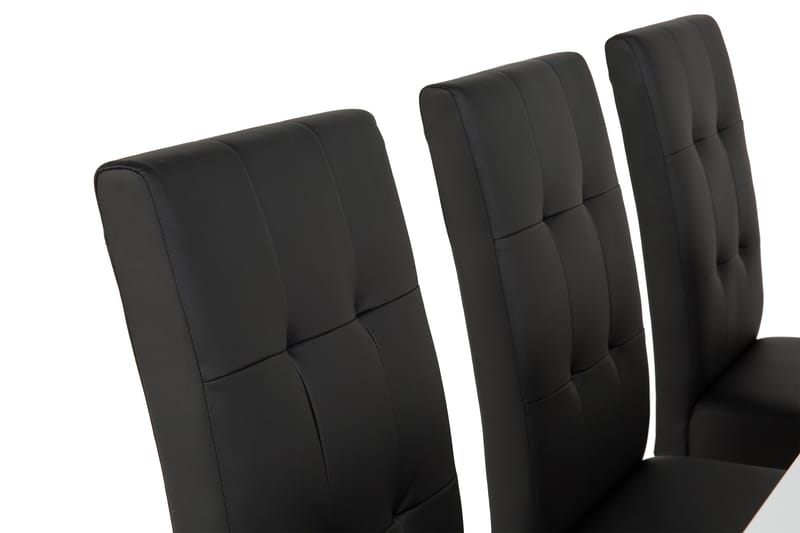 Cibus Matgrupp 180 cm med 6 Viktor Stol - Vit/Svart - Möbler - Bord & matgrupper - Matgrupper