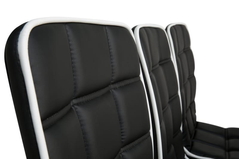 Cibus Matgrupp med 6 st Frida Stolar - Vit/Svart - Möbler - Bord & matgrupper - Matgrupper