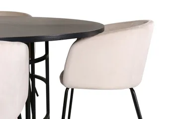 Copenhagen Matgrupp 140 cm Rund med 4 Berit stolar - Möbler - Bord & matgrupper - Matgrupper