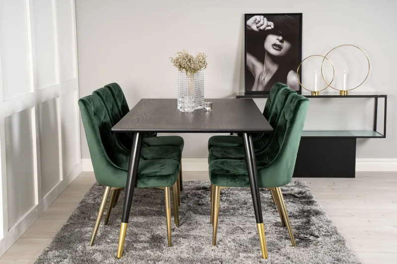 Daicy Matgrupp 180 cm + 6 st Valerie Matstolar, undefined