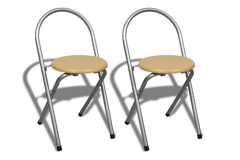 Fällbart frukost bar set med 2 stolar - Brun - Möbler - Bord & matgrupper - Matgrupper