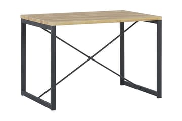 Flixton Matgrupp 110 cm Inkl 2 stolar + Bänk - Ljusbrun/Svart - Möbler - Bord & matgrupper - Matgrupper