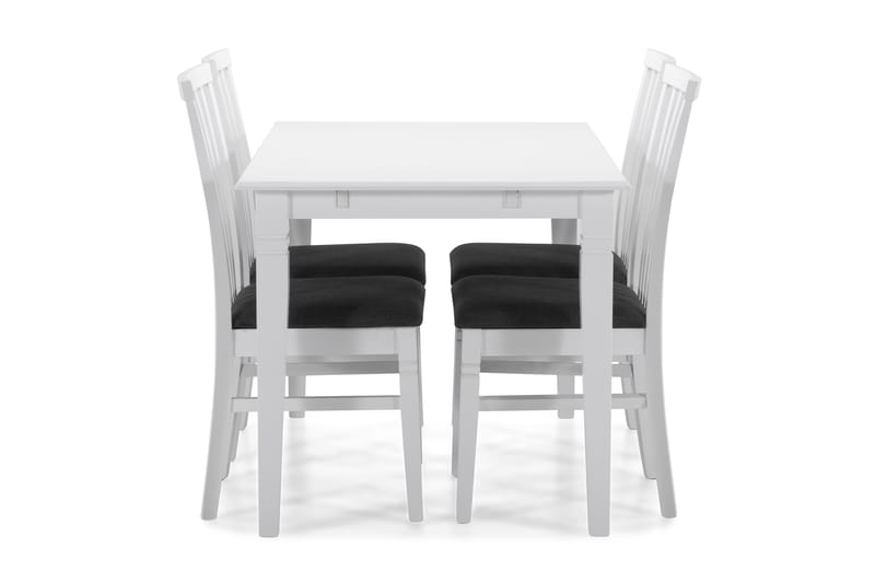 Hartford Matbord med 4 st Läckö stolar - Vit - Matgrupper