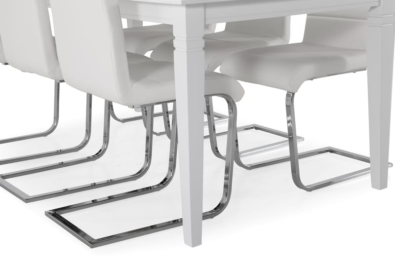 Hartford Matbord med 6 st Cibus stolar - Vit - Matgrupper