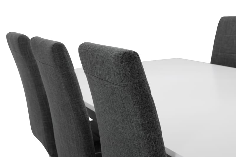 Hartford Matbord med 6 st Cibus stolar - Vit/Grå - Matgrupper
