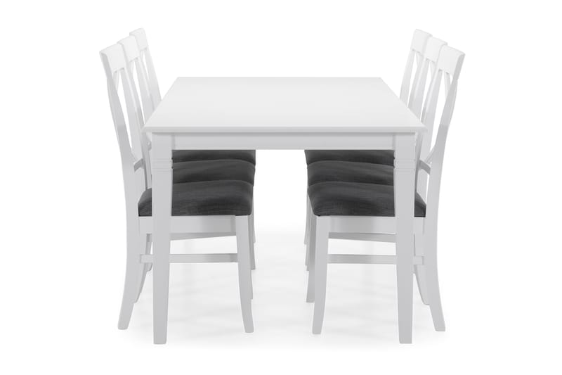 Hartford Matbord med 6 st Hartford stolar - Vit - Matgrupper
