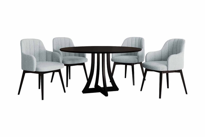 Hollan Matgrupp Rund Grå|Svart, undefined