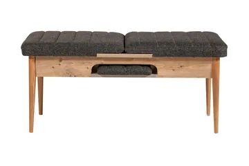 Idehult Matgrupp 4 delar 75 cm - Trä/natur/Antracit - Möbler - Bord & matgrupper - Matgrupper