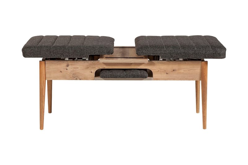 Idehult Matgrupp 4 delar 75 cm - Trä/natur/Antracit - Möbler - Bord & matgrupper - Matgrupper