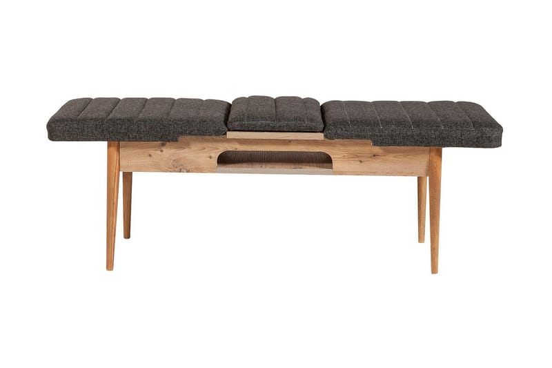 Idehult Matgrupp 4 delar 75 cm - Trä/natur/Antracit - Möbler - Bord & matgrupper - Matgrupper