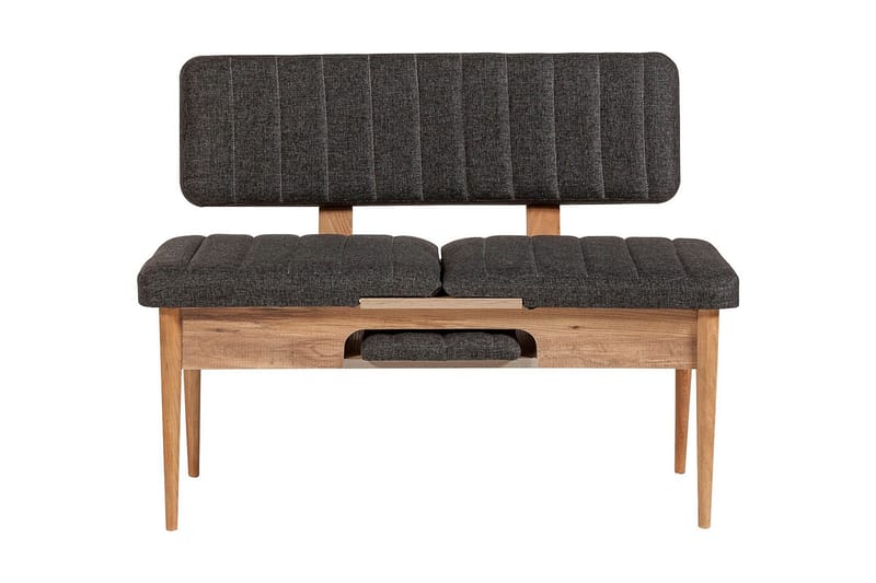 Idehult Matgrupp 4 delar 75 cm - Trä/natur/Antracit - Möbler - Bord & matgrupper - Matgrupper