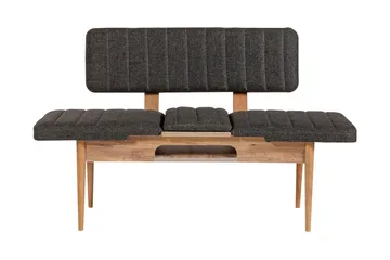 Idehult Matgrupp 4 delar 75 cm - Trä/natur/Antracit - Möbler - Bord & matgrupper - Matgrupper