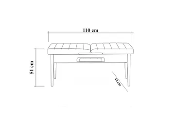Idehult Matgrupp 4 delar 75 cm - Valnöt/Antracit - Möbler - Bord & matgrupper - Matgrupper