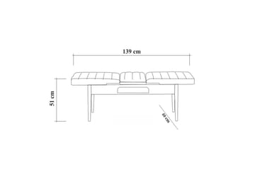 Idehult Matgrupp 4 delar 75 cm - Vit/Antracit - Möbler - Bord & matgrupper - Matgrupper