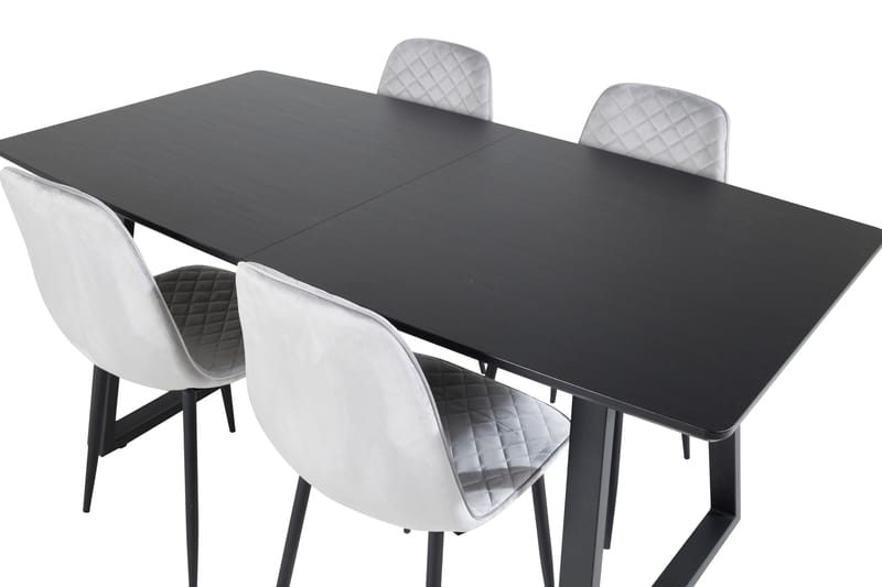 Inca Matgrupp Förlängningsbar 160 cm Rektangulär med 4 Polar stolar - Möbler - Bord & matgrupper - Matgrupper