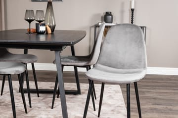 Inca Matgrupp Förlängningsbar 160 cm Rektangulär med 4 Polar stolar - Möbler - Bord & matgrupper - Matgrupper