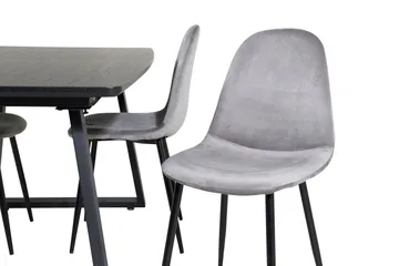 Inca Matgrupp Förlängningsbar 160 cm Rektangulär med 4 Polar stolar - Möbler - Bord & matgrupper - Matgrupper