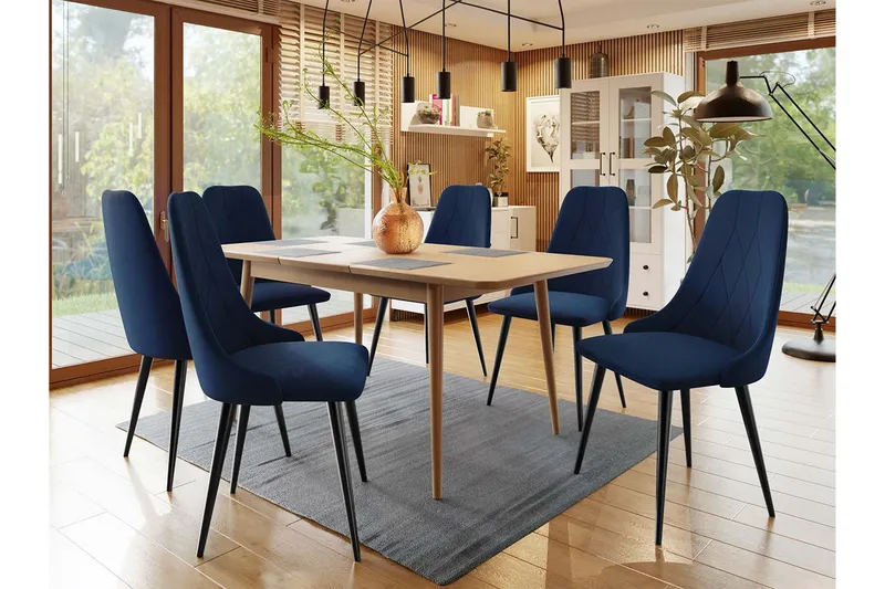 Ingram Matgrupp Blå - Möbler - Bord & matgrupper - Matgrupper