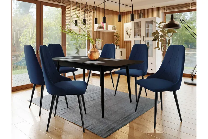 Ingram Matgrupp Blå - Möbler - Bord & matgrupper - Matgrupper