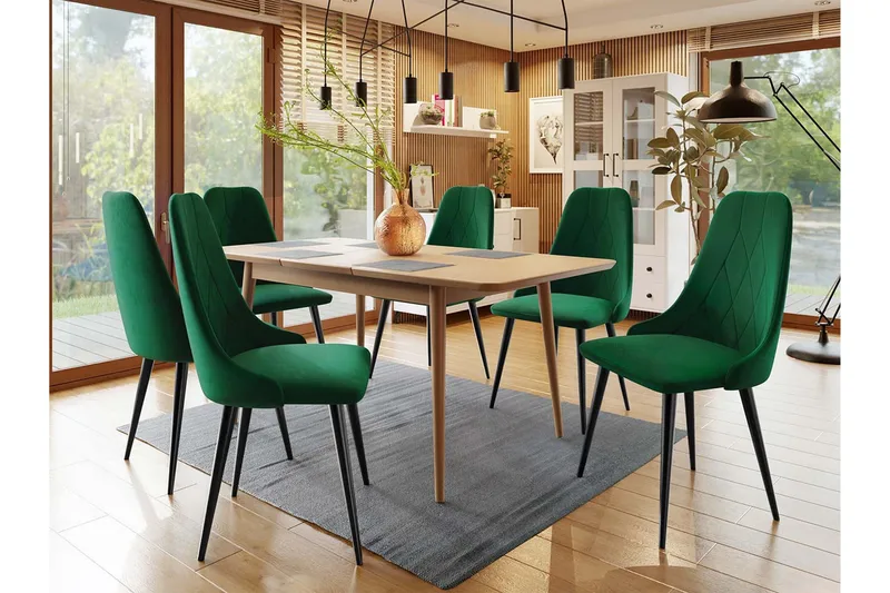 Ingram Matgrupp Grön - Möbler - Bord & matgrupper - Matgrupper