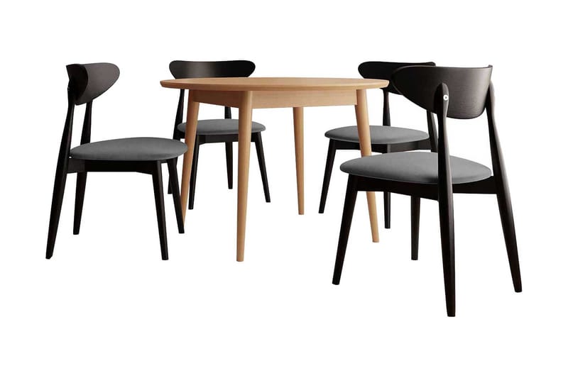 Ingram Matgrupp Rund Svart, undefined