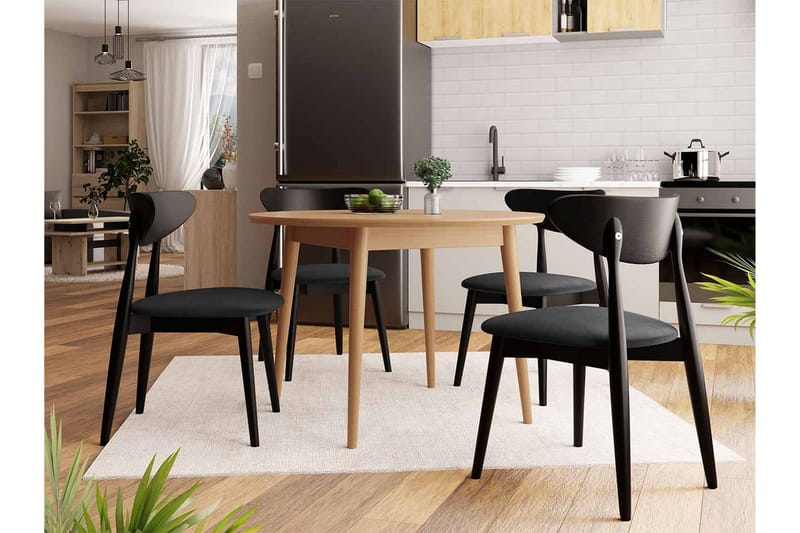 Ingram Matgrupp Svart - Möbler - Bord & matgrupper - Matgrupper