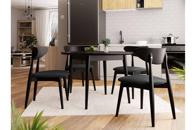 Ingram Matgrupp Svart - Möbler - Bord & matgrupper - Matgrupper