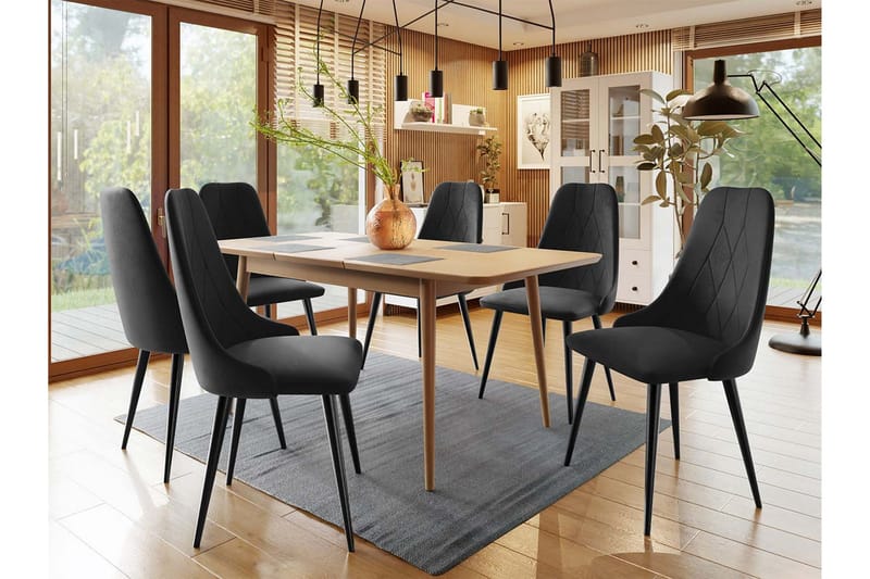 Ingram Matgrupp Svart - Möbler - Bord & matgrupper - Matgrupper