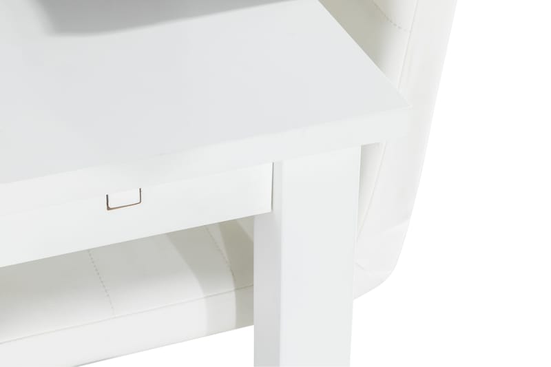 Jasmin Matgrupp med 6 st Cibus Stolar - Vit/PU/Krom - Möbler - Bord & matgrupper - Matgrupper