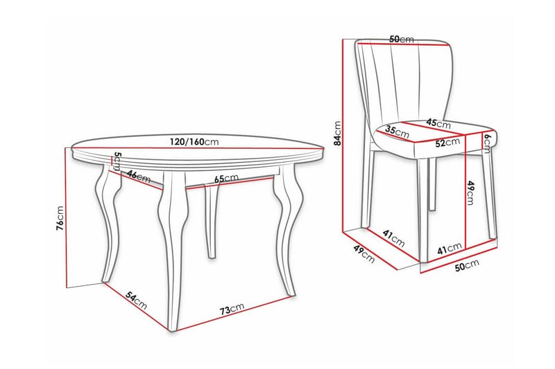 Kendale Matgrupp - Möbler - Bord & matgrupper - Matgrupper