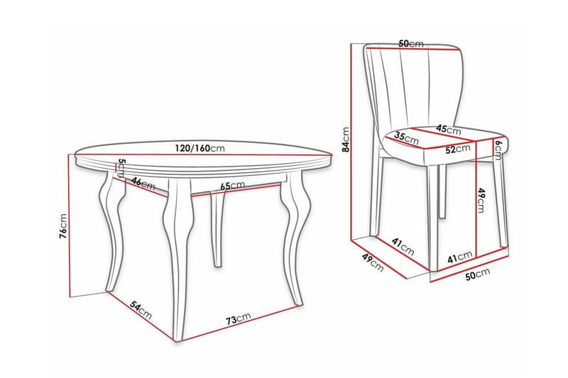 Kendale Matgrupp - Möbler - Bord & matgrupper - Matgrupper