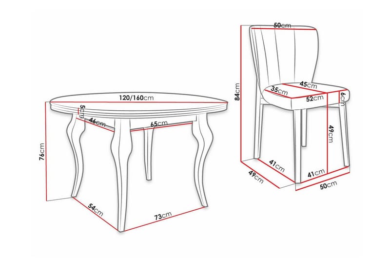 Kendale Matgrupp - Möbler - Bord & matgrupper - Matgrupper