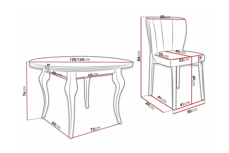 Kendale Matgrupp - Möbler - Bord & matgrupper - Matgrupper