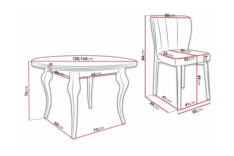Kendale Matgrupp - Möbler - Bord & matgrupper - Matgrupper