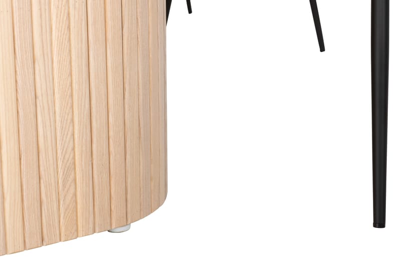 Kopparbo Matgrupp 200 cm inkl 6 Broddhult Stolar - Vit/Svart - Möbler - Bord & matgrupper - Matgrupper