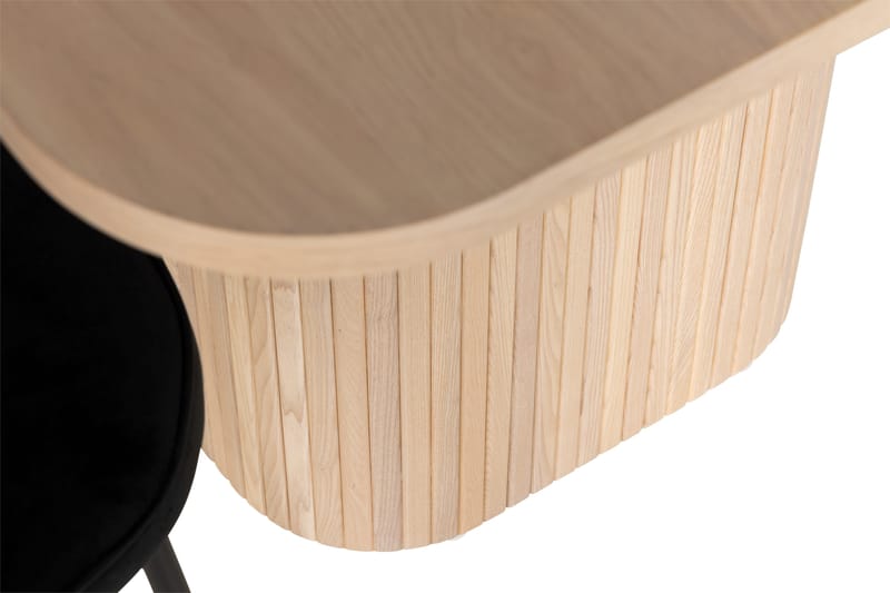 Kopparbo Matgrupp 200 cm inkl 6 Broddhult Stolar - Vit/Svart - Möbler - Bord & matgrupper - Matgrupper