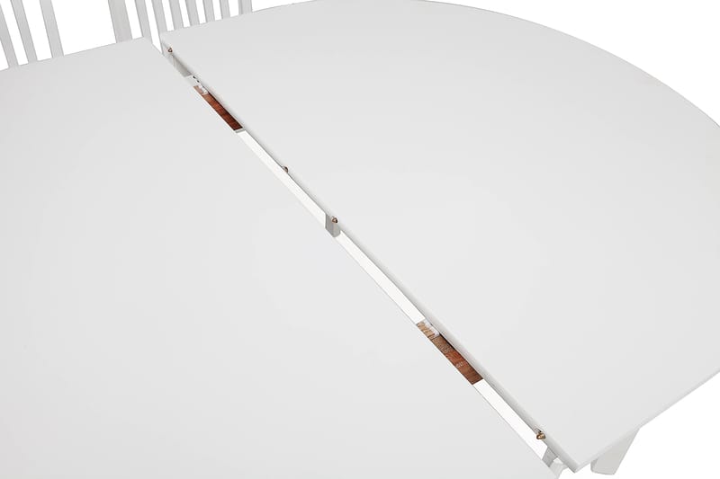Läckö Förlängningsbar Matgrupp 150 cm med 6 Jenny Stol - Vit/Grå - Möbler - Bord & matgrupper - Matgrupper