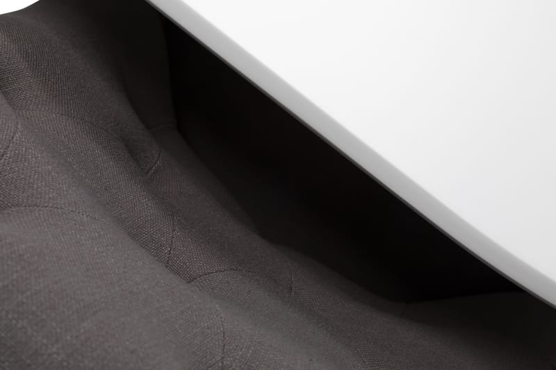 Läckö Förlängningsbart Matbord 150 cm Ovalt - Vit/Svart/Grå - Matgrupper