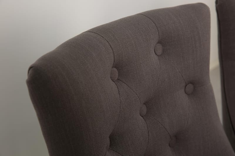 Läckö Matgrupp 150 cm Oval med 6 Viktoria Stol - Grå/Vit - Möbler - Bord & matgrupper - Matgrupper