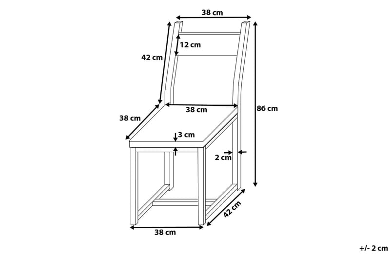 Laredo Matgrupp 90 cm - Svart - Möbler - Bord & matgrupper - Matgrupper