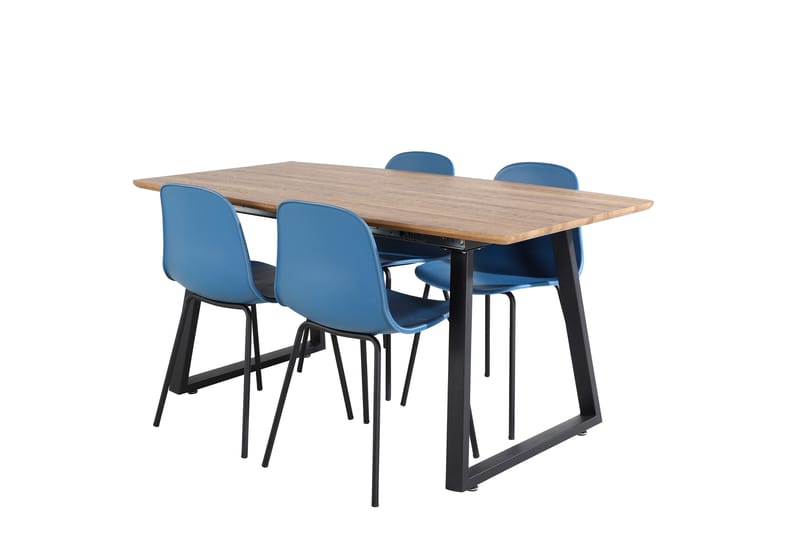 Leah Förlängningsbart Matbord med 4 st Kullersbro Matstol - Möbler - Bord & matgrupper - Matgrupper