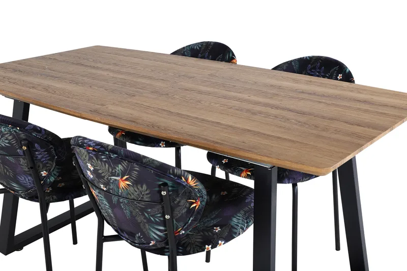 Leah Förlängningsbart Matbord med 4 st Moncoll Matstol, undefined