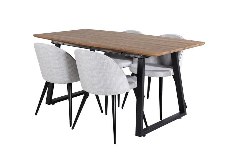 Leah Förlängningsbart Matbord med 4 st Sedavi Matstol - Möbler - Bord & matgrupper - Matgrupper