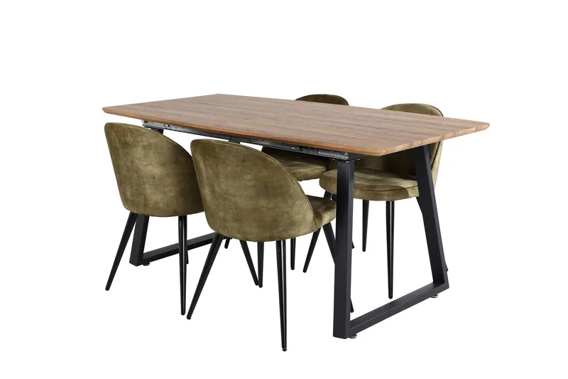 Leah Förlängningsbart Matbord med 4 st Sedavi Matstol, undefined