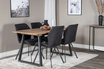 Leah Förlängningsbart Matbord med 4 st Sumoas Matstol - Möbler - Bord & matgrupper - Matgrupper