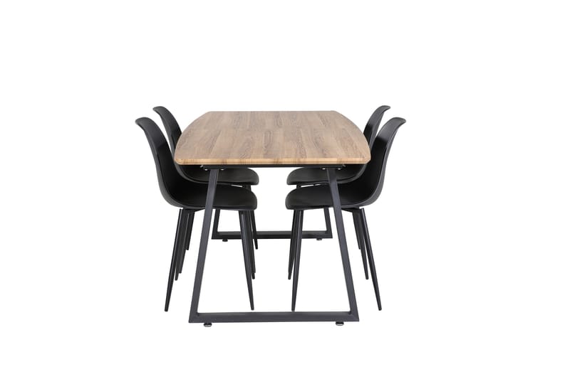 Leah Förlängningsbart Matbord med 4 st Ypas Matstol - Möbler - Bord & matgrupper - Matgrupper