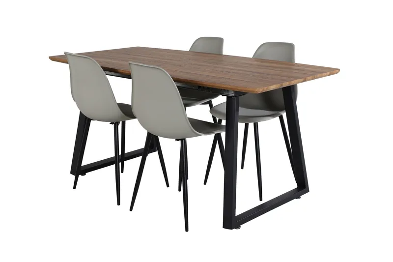 Leah Förlängningsbart Matbord med 4 st Ypas Matstol, undefined