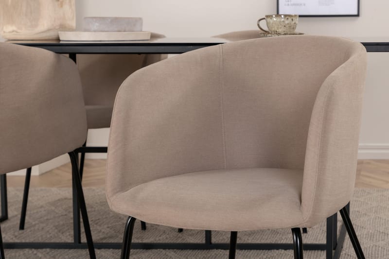 Leif matbord med 4st Berit matstol - Möbler - Bord & matgrupper - Matgrupper